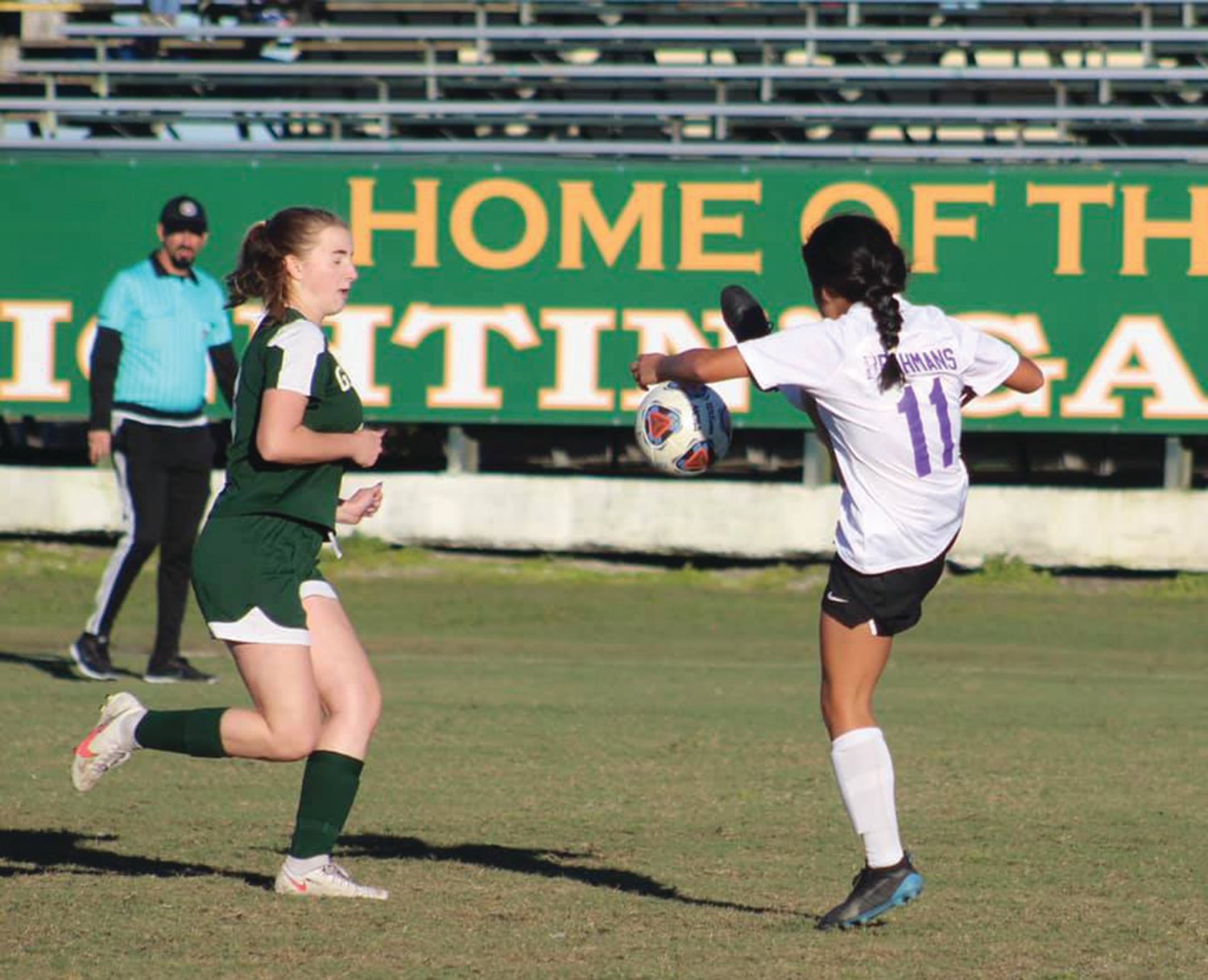The Glades Day Lady Gators and Okeechobee Lady Brahmans will battle again on Jan. 19.
